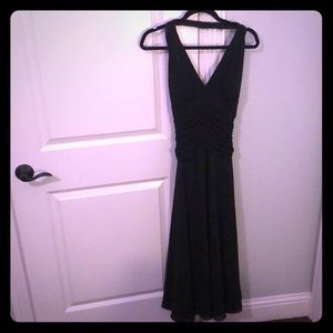 New JS Boutique halter tea length cocktail dress
